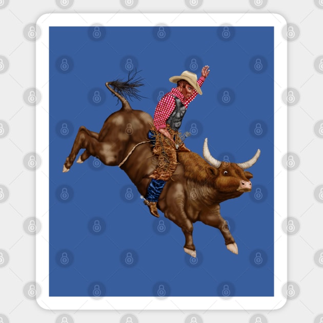 Vintage cowboy Magnet by rlnielsen4